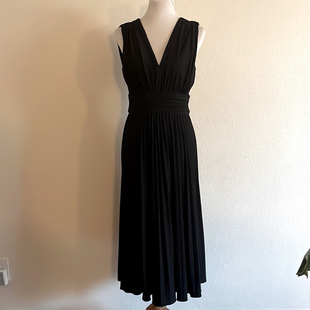 SUZI CHIN FOR MAGGY BLACK COCKTAIL DRESS